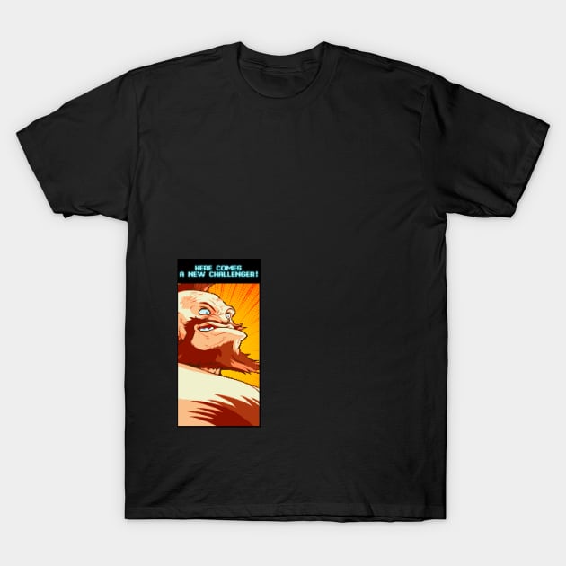 Here Comes A New Challenger - Zangief T-Shirt by nocartinslot